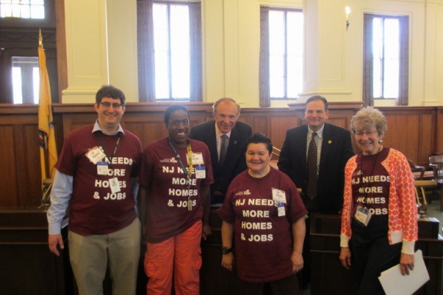 The Union County Team with Senators Lesniak and Scutari