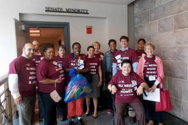 Delivering the flip flops to the Senate Republican Office!