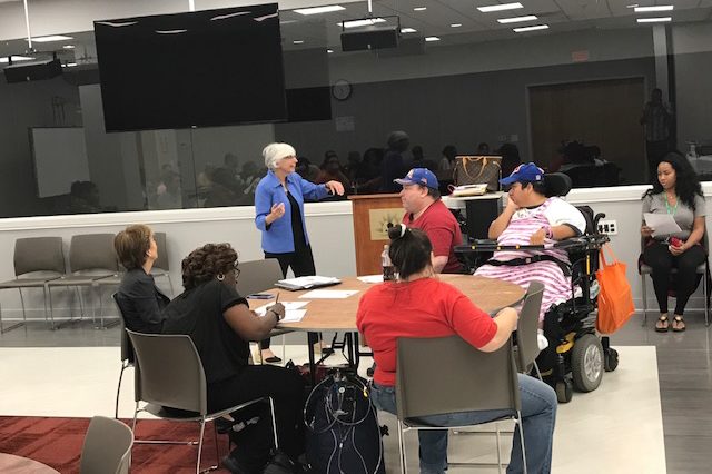 Executive Director of SHA, Diane Riley attends & presents at Helping Hands Meeting – 9/5/17